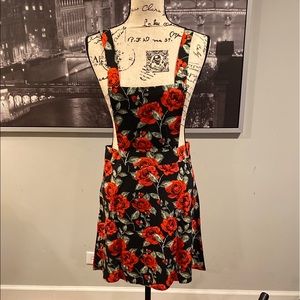 Overall Dress Rose Pattern Set 🌹